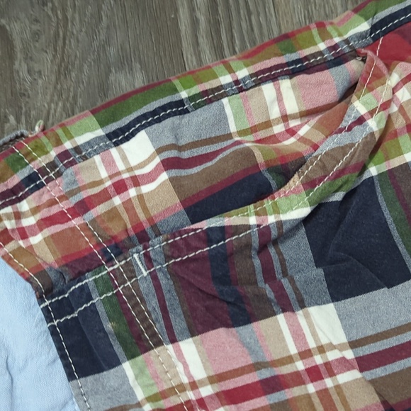 ❤️5/$25  Euc American Eagle Men Plaid Shorts - Picture 3 of 5